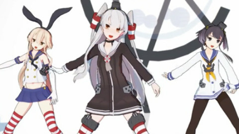 【MMD艦これ】 WAVE 【島風&天津風&時津風】